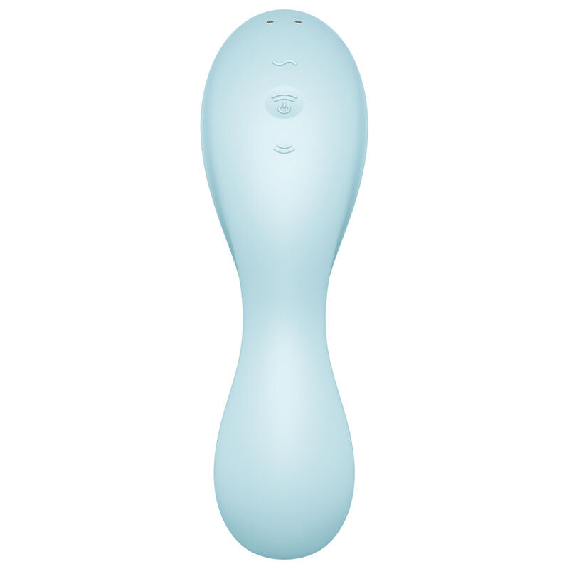 App Estimulador y Vibrador Satisfyer Curvy Trinity 5 - Azul