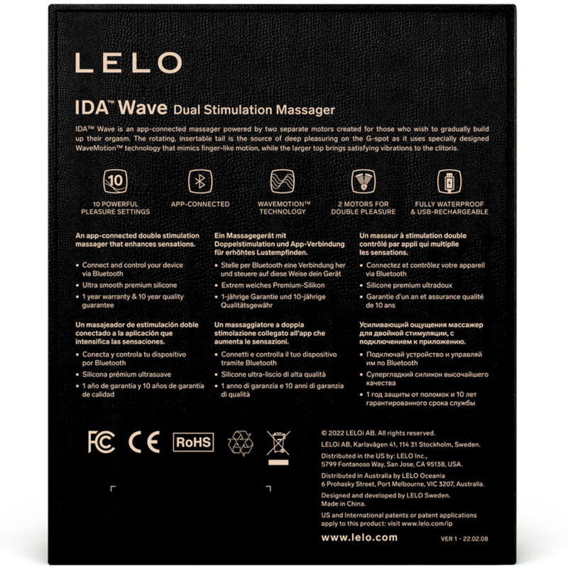 LELO - IDA WAVE CORAL MASAJEIRO PARA CASAIS