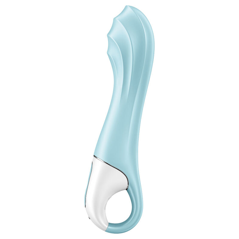 Satisfyer - Air Pump Vibrador 5+ Aplicativo Vibrador Inflvel G-Spot Azul