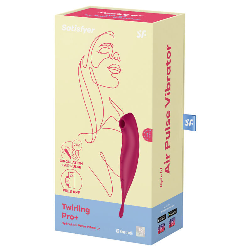 Satisfyer Twirling Pro Plus Estimulador y Vibrador App Verde