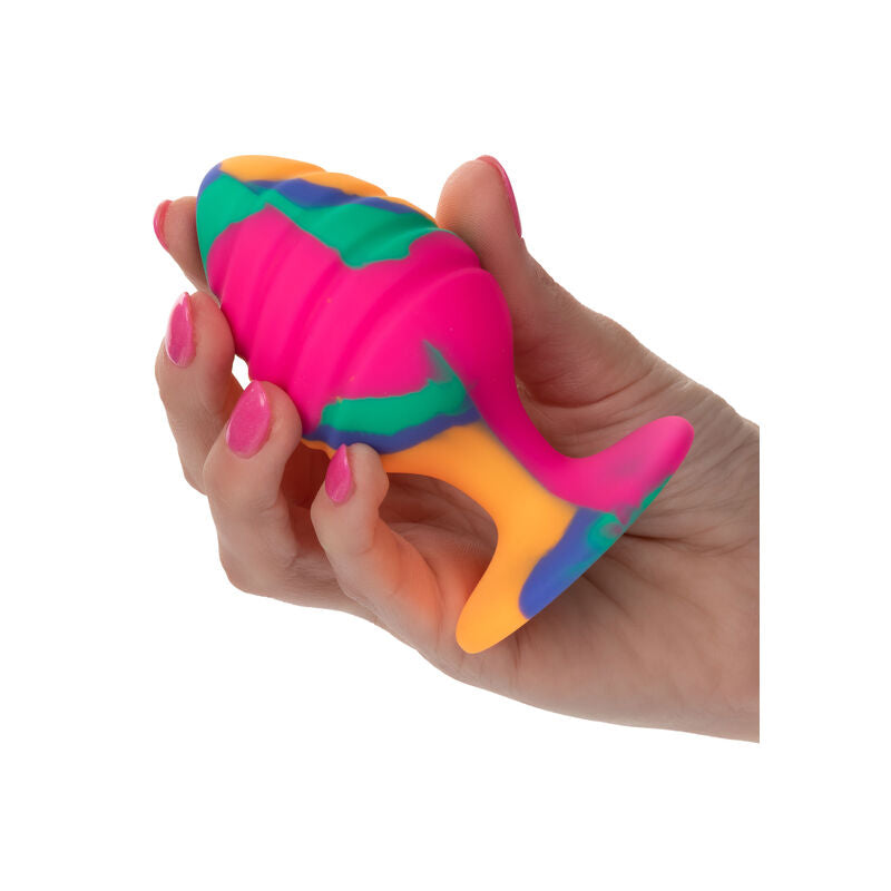 CalExotics - Tapón anal Cheeky Grande Swirl