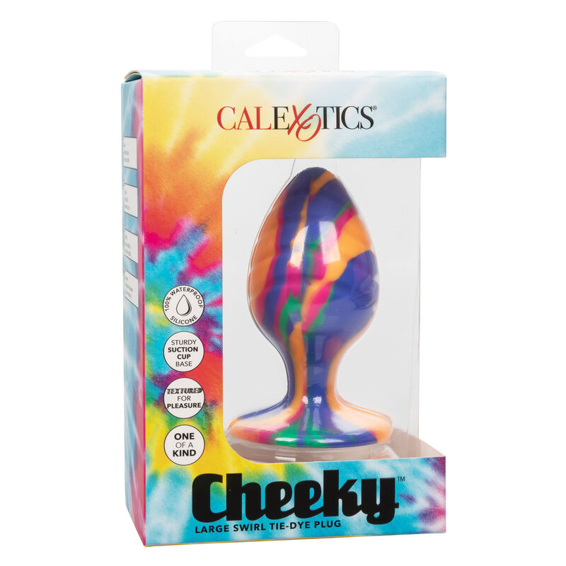 CalExotics - Tapón anal Cheeky Grande Swirl