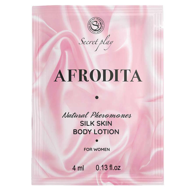 SECRETPLAY - MONODOSE LOÇÃO CORPORAL PELE DE SEDA AFRODITA 4 ML - Sex Shop Sexy