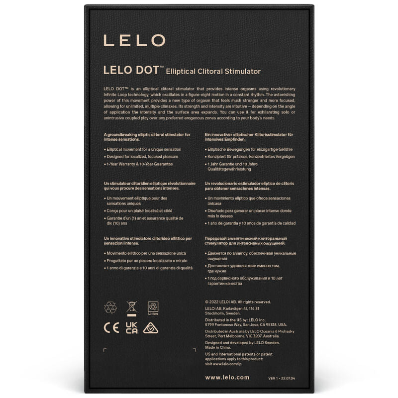Lelo - Estimulador De Clitóris Dot - Aqua
