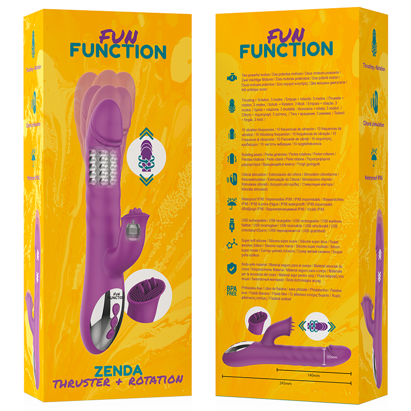 FUNCIÓN DIVERTIDA - ZENDA THRUSTER E ROTAÇÃO