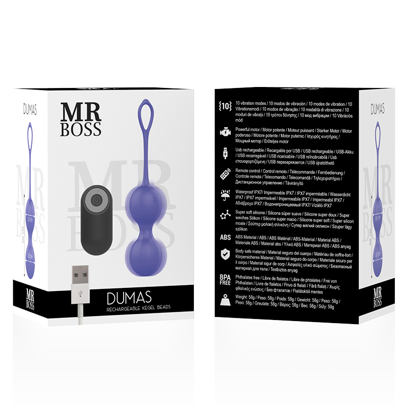 Mr Boss - Dumas Perline Kegel Vibranti Telecomando