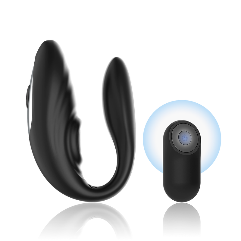 BRILLY GLAM- CONTROL REMOTO PULSANTE Y VIBRATÓRIO DE CASAL