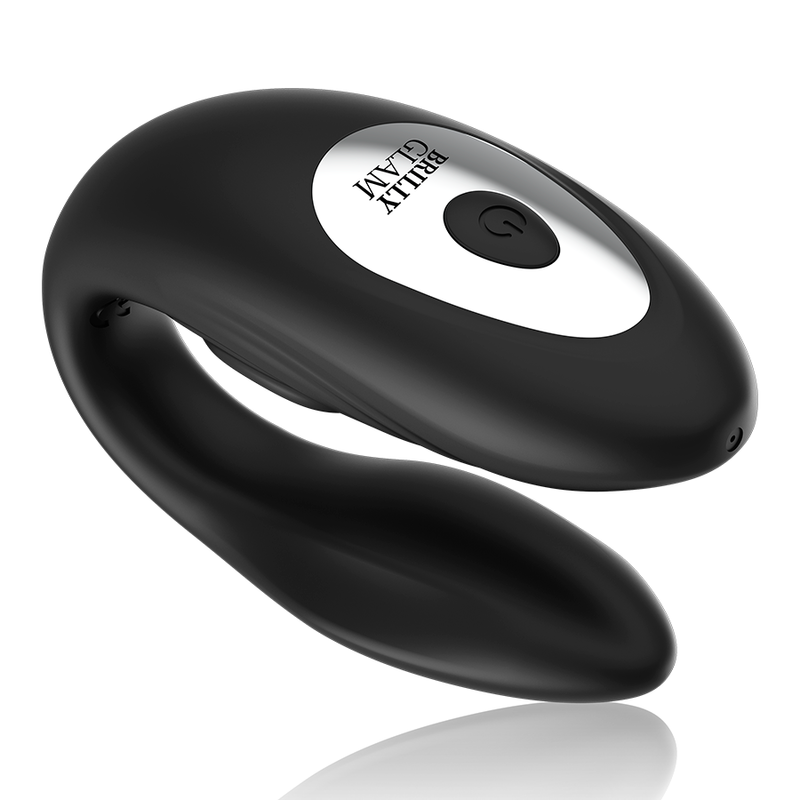 BRILLY GLAM- CONTROL REMOTO PULSANTE Y VIBRATÓRIO DE CASAL