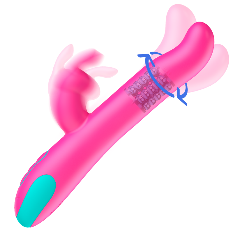 Happy Loky - Pluto Coelho Vibrador E Rotador Relógio Com Tecnologia Sem Fio Compatível