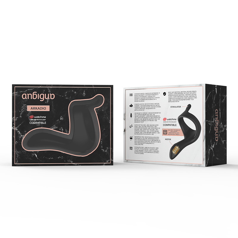 Anbiguo - Estimulador De Glândula Arkadio E Períneo Compatível Com A Tecnologia Watchme Wireless