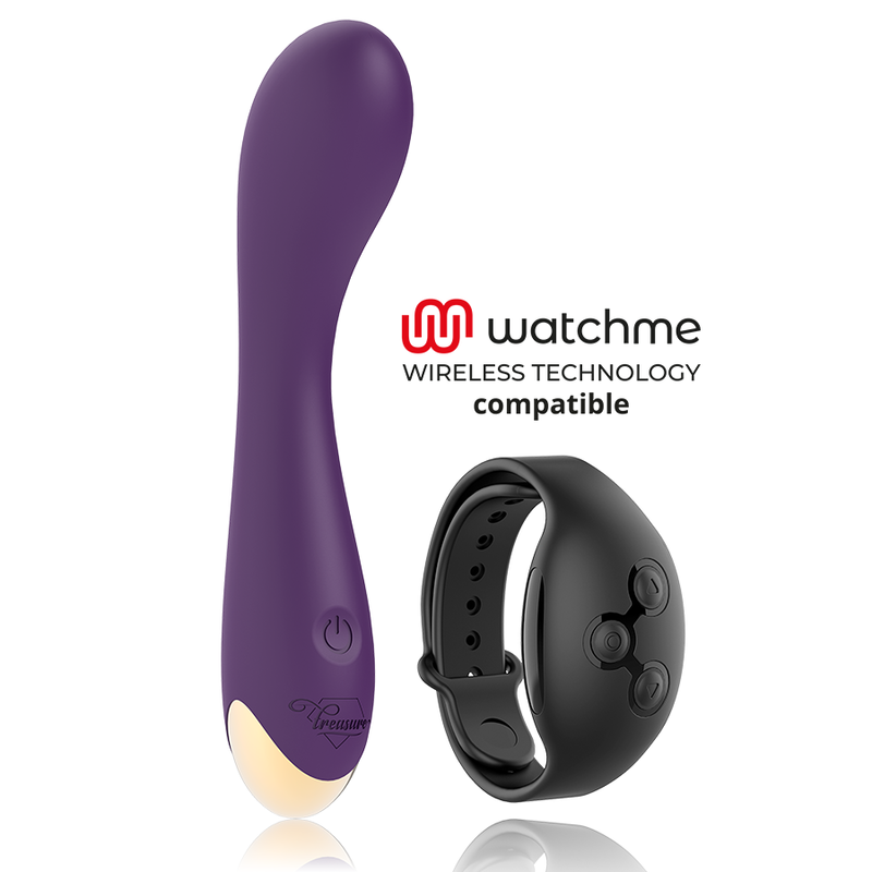 TREASURE - VIBRADOR DE PUNTO G HANSEL WATCHME TECNOLOGÍA INALÁMBRICA COMPATIBLE