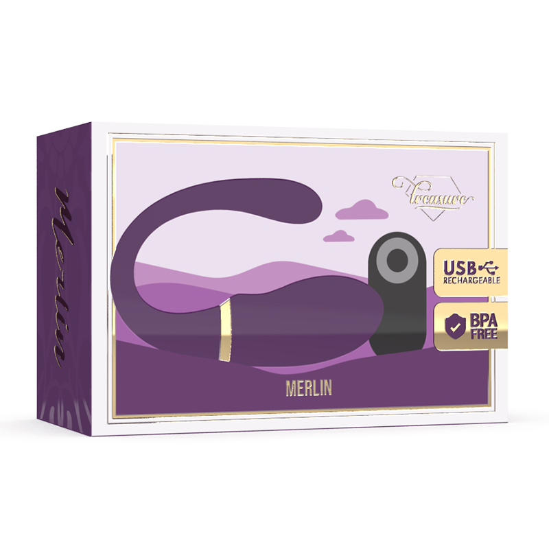 TESORO - MERLIN DUPLO CONTROLE REMOTO VIBRADOR