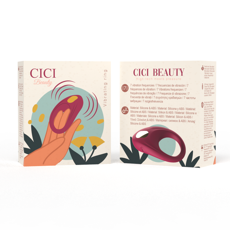 CICI BEAUTY - ANEL VIBRANTE DE SILICONA PREMIUM