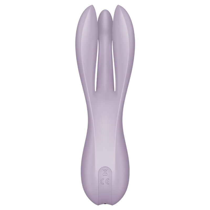 SATISFYER - VIBRADOR THREESOME 2 VIOLETA
