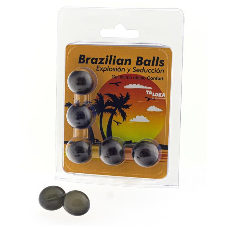Taloka - 5 Bolas Brasileiras Gel Efeito Emocionante Efeito Conforto
