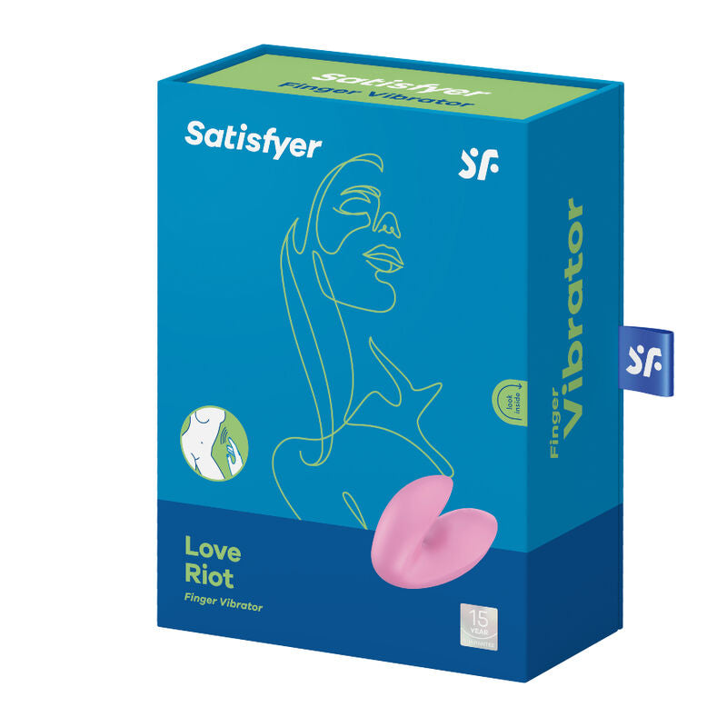 SATISFYER - LOVE RIOT DEDAL ESTIMULADOR ROXO