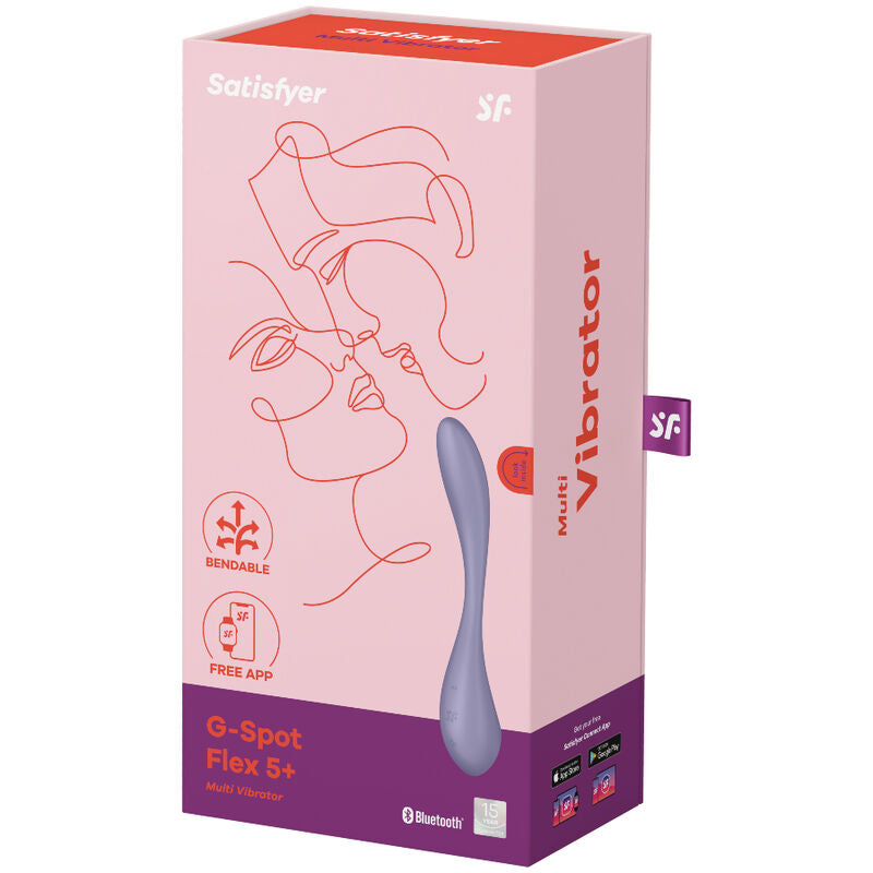 SATISFYER - G-SPOT FLEX 5 VIBRADOR MULTIFUNÇÕES AZUL