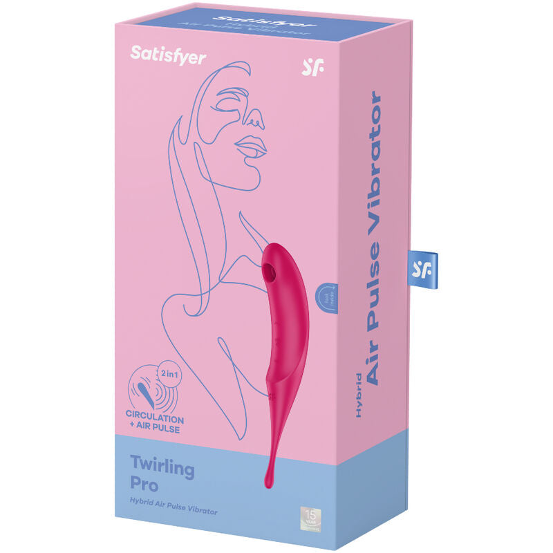 Satisfyer Twirling Pro Estimulador y Vibrador - Rojo