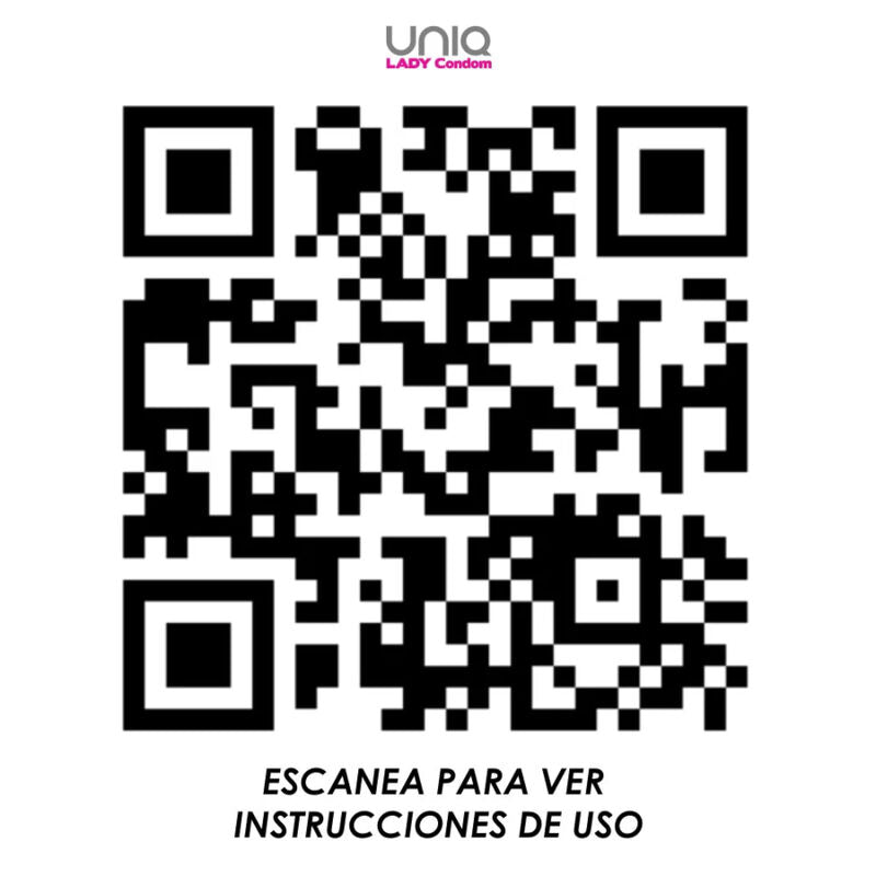 UNIQ - LADY CONDOM PRESERVATIVO FEMININO COM LIGUEIRO SEM LÁTEX 3 UNIDADES - Sex Shop Sexy