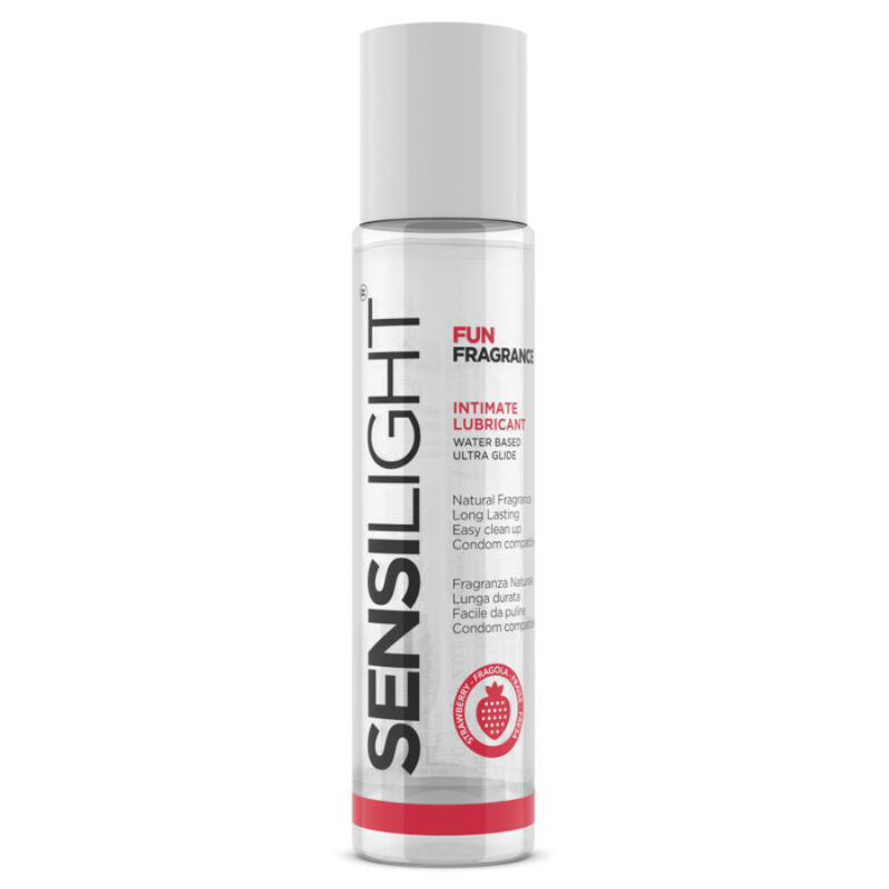 Intimatelin - Lubricante Base de Agua de Morango Sensilight 60 Ml