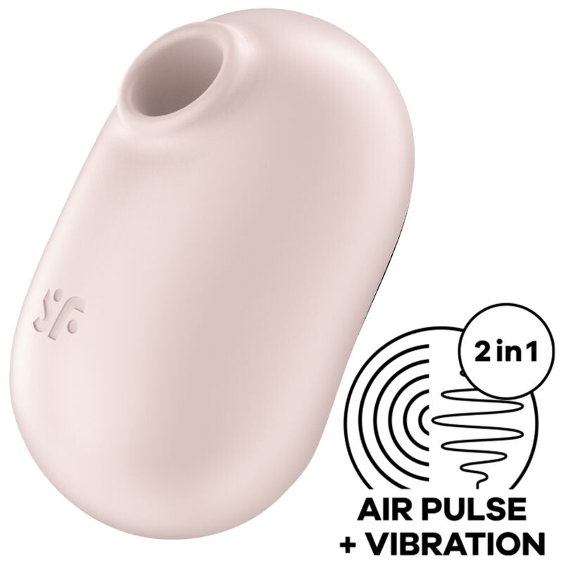 Satisfyer Pro To Go 2 Estimulador Y Vibrador De Pulso De Ar Duplo Violeta
