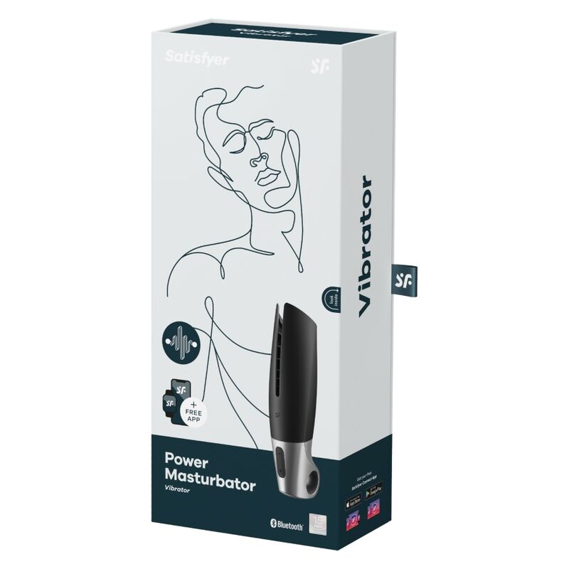 Masturbador Power Satisfyer Negro