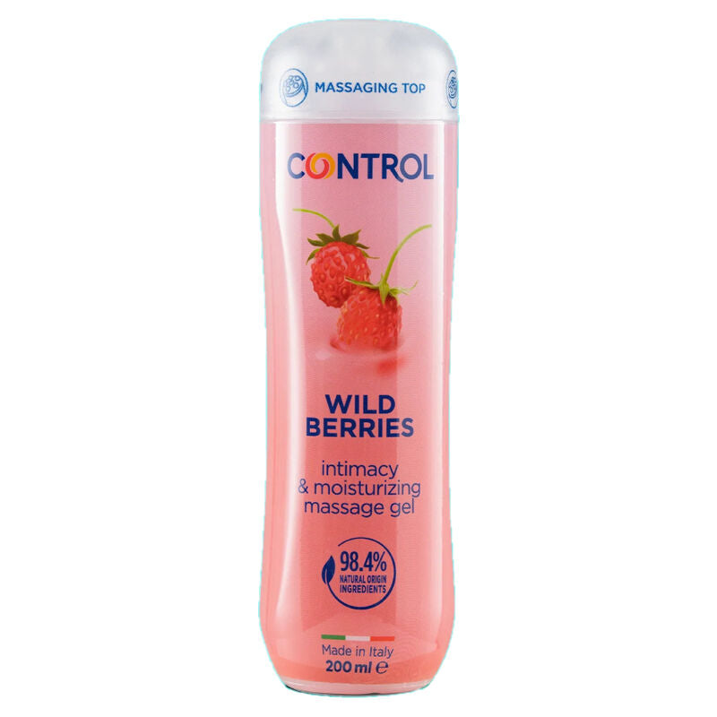 Control Gel De Masaje 3 Em 1 Frutos Silvestres 200 Ml