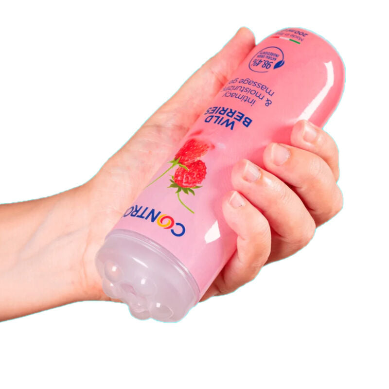 Control Gel De Masaje 3 Em 1 Frutos Silvestres 200 Ml