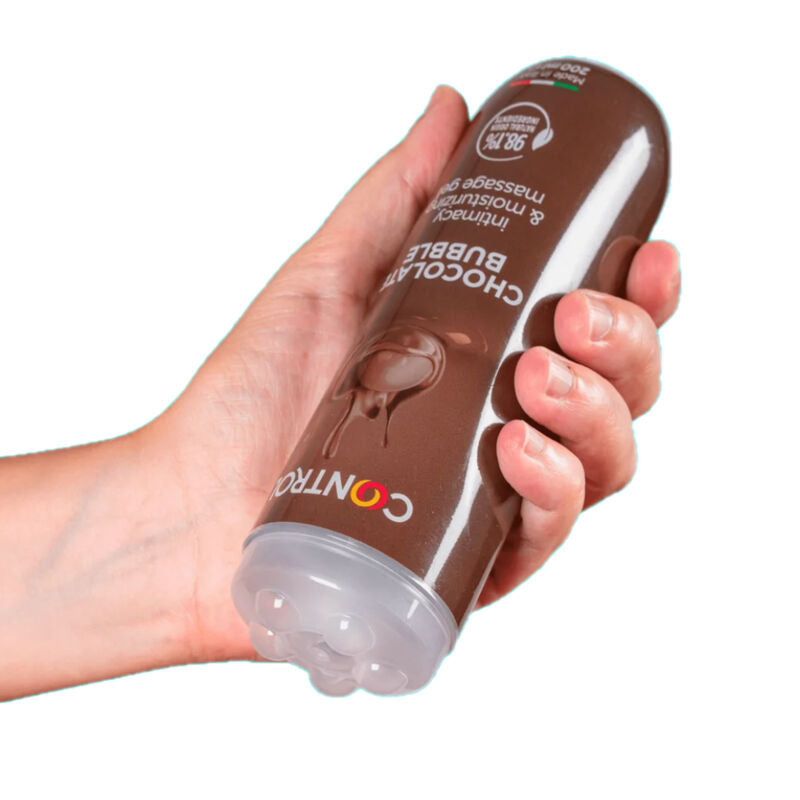 Control Gel De Masaje 3 Em 1 Bolha De Chocolate 200 Ml