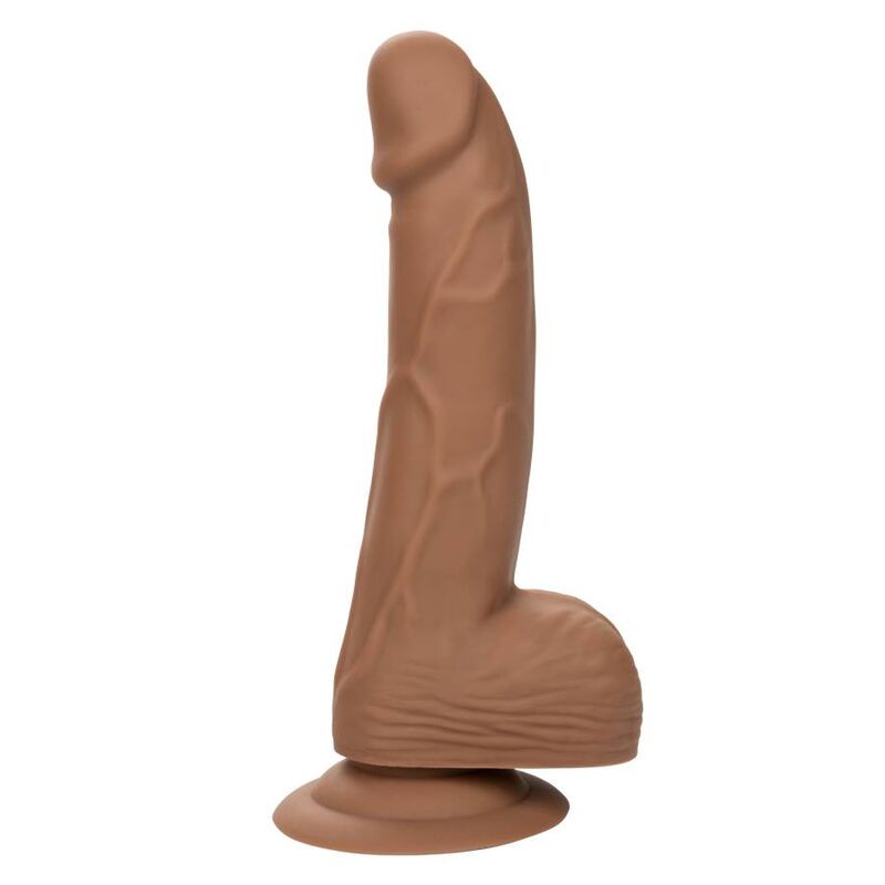 CALEXOTICS - PREGOS DE SILICONA 15.24 CM CASTANHO