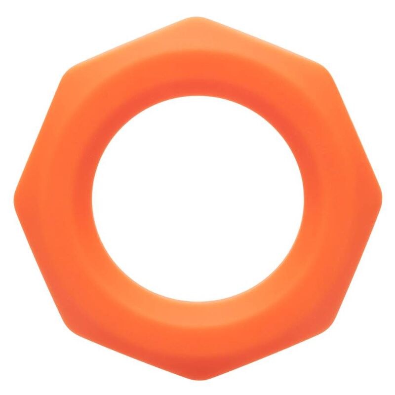 CALEXÓTICAS - ANEL ALPHA SEXAGON LARANJA