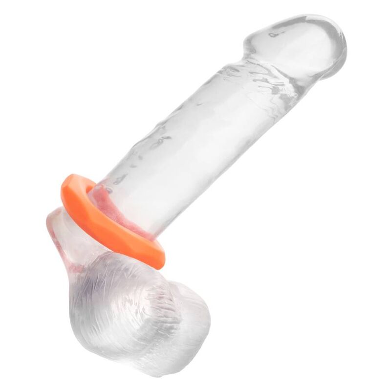 CALEXÓTICAS - ANEL ALPHA SEXAGON LARANJA