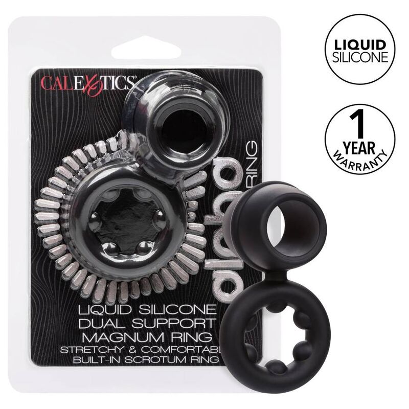Calexotics - Anel Alpha Dual Magnum Preto