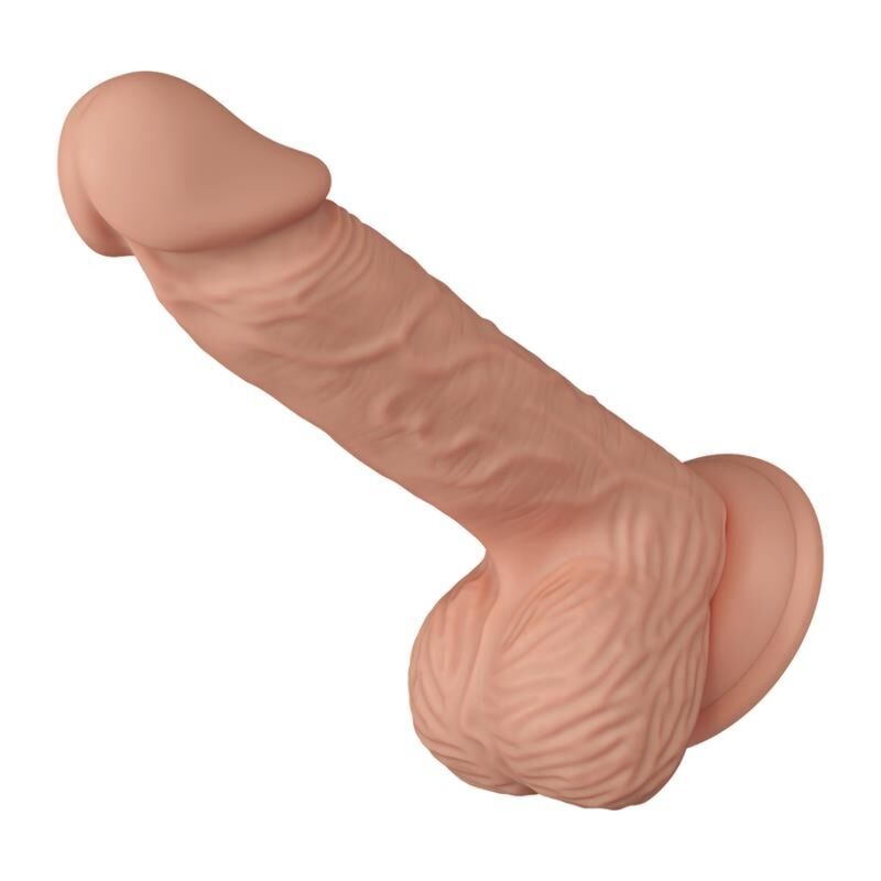 Baile - Lindo Encontro Catoblepas Consolador Realista Flexível 20.6 Cm Natural