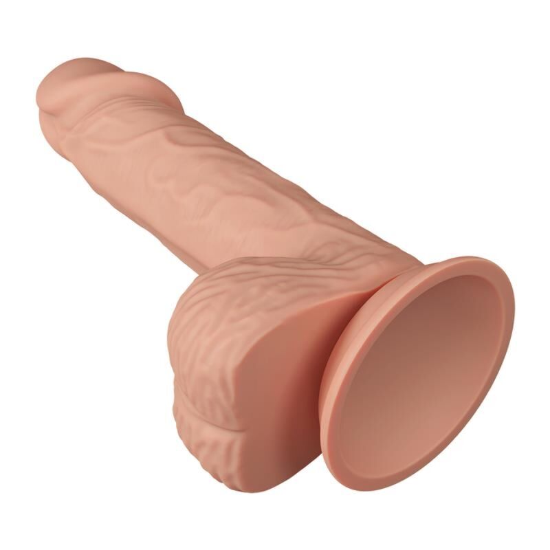 Baile - Lindo Encontro Catoblepas Consolador Realista Flexível 20.6 Cm Natural