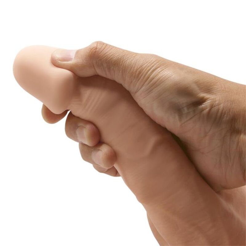 Belo Encontro Bahamut Consolador Realista Flexível 21,8 Cm Natural