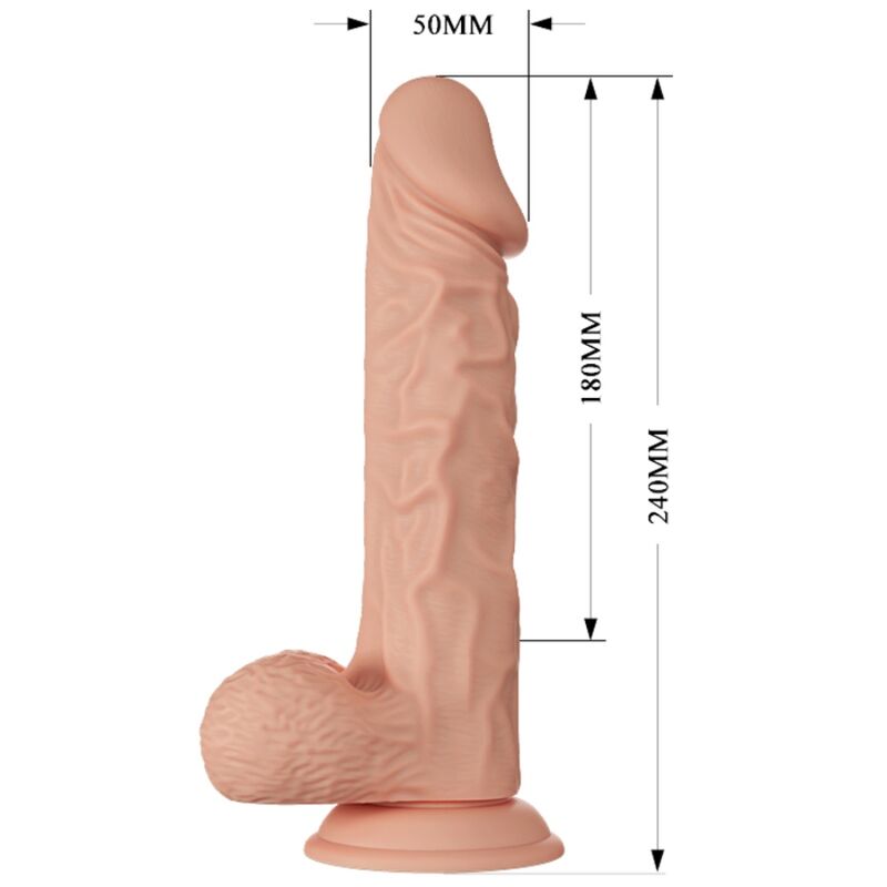 BAILE - BEAUTIFUL ENCOUNTER BURAQ VIBRAÇÃO 24 CM NATURAL
