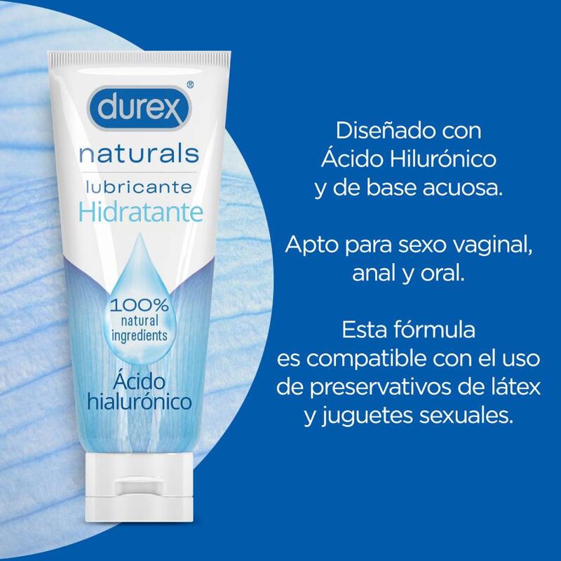Durex - Lubricante Hidratante Naturais 100 ML