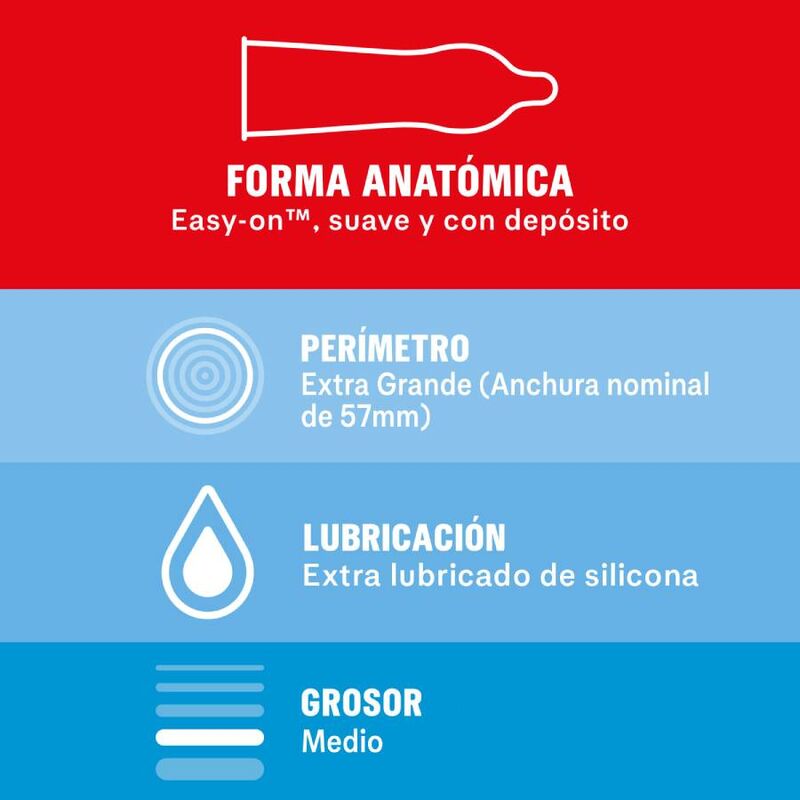 DUREX - CONSERVATIVOS SENSITIVE XL 10 UNIDADES