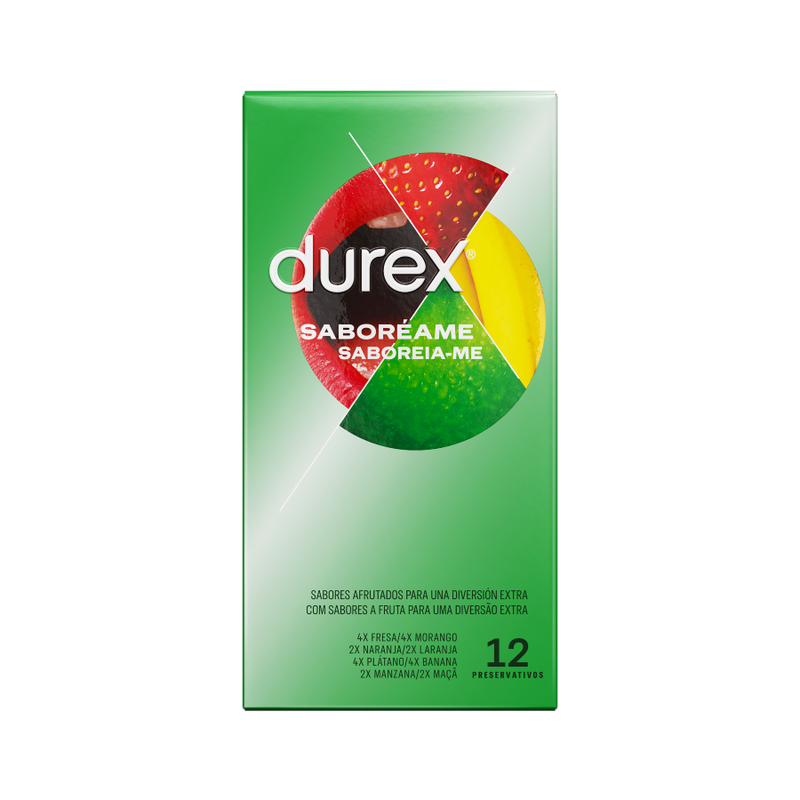 DUREX - SABOREIA-ME 12 UNIDADES - Sex Shop Sexy