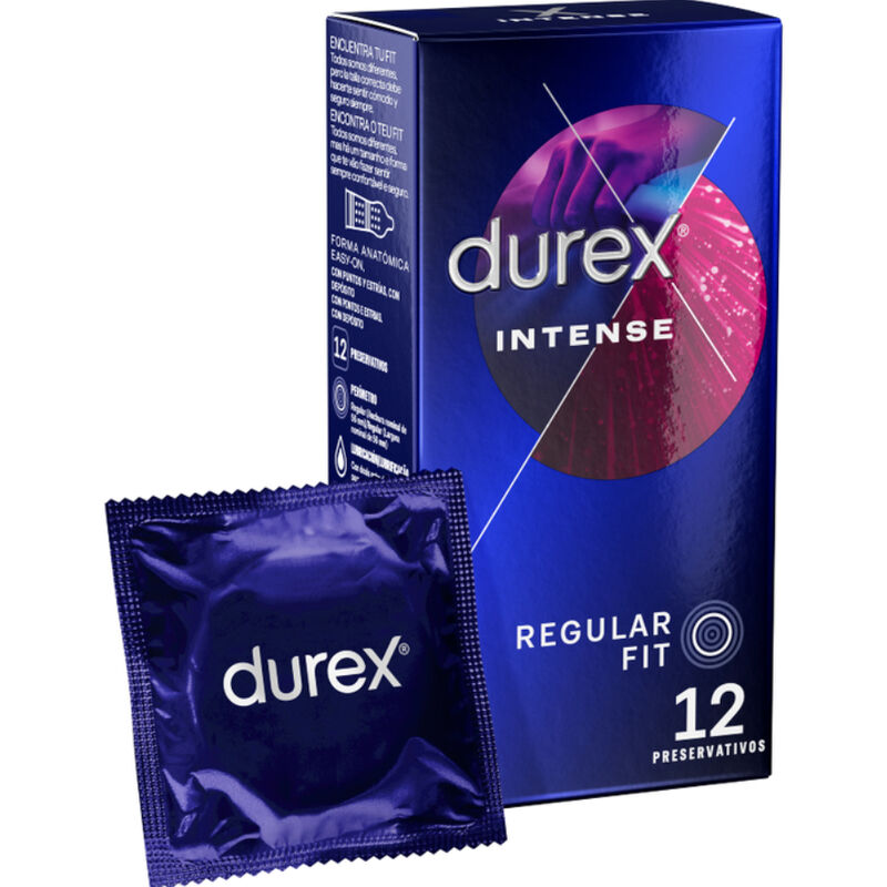 DUREX - INTENSE ORGASMIC 12 UNIDADES - Sex Shop Sexy