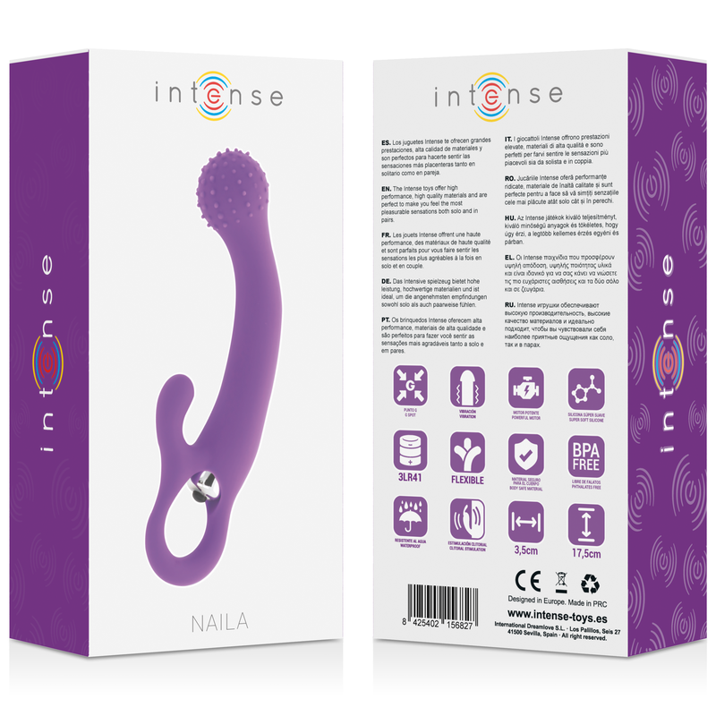 INTENSO - NAILA VIBRANTE SILICONA LILA