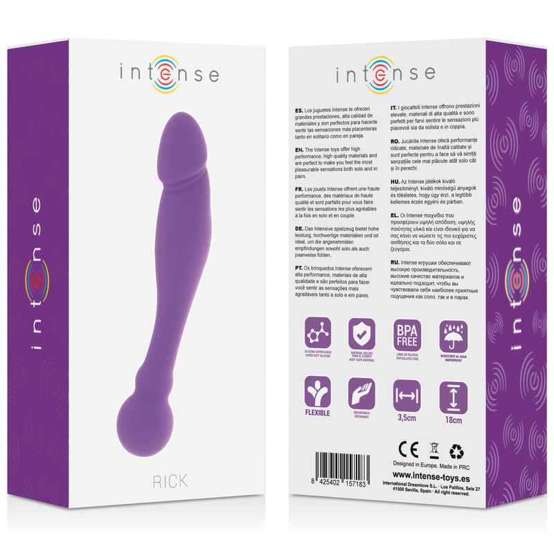 INTENSO - SILICONA RICK DUAL LILA