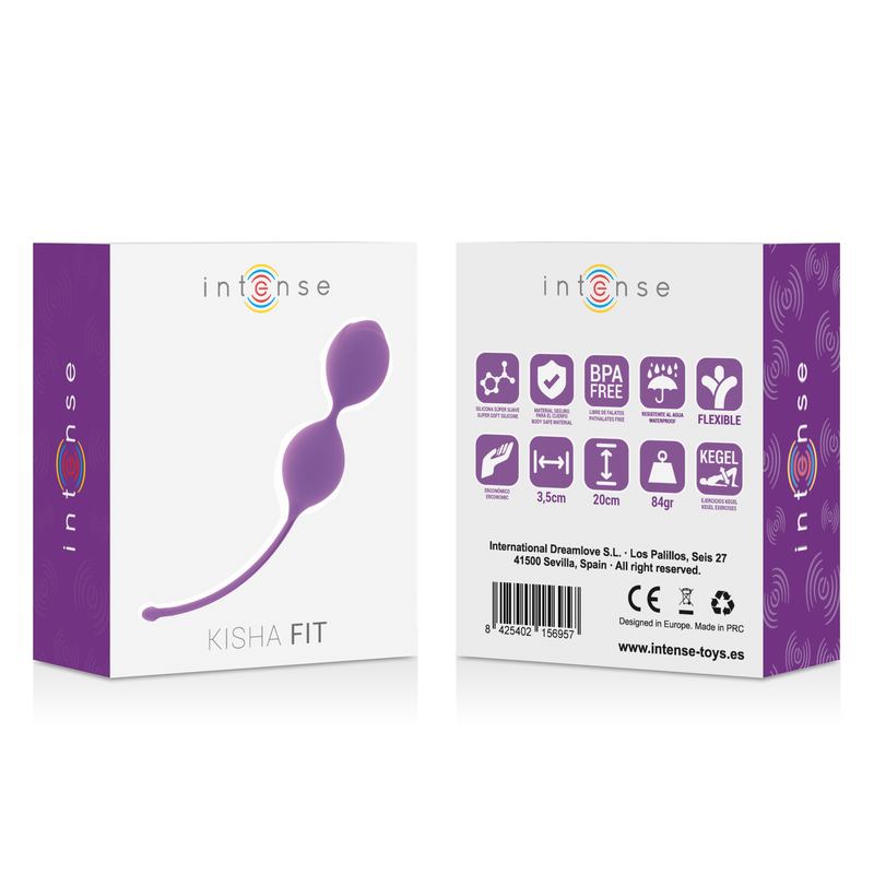 INTENSE - KISHA FIT SILICONE KEGEL LILÁS - Sex Shop Sexy
