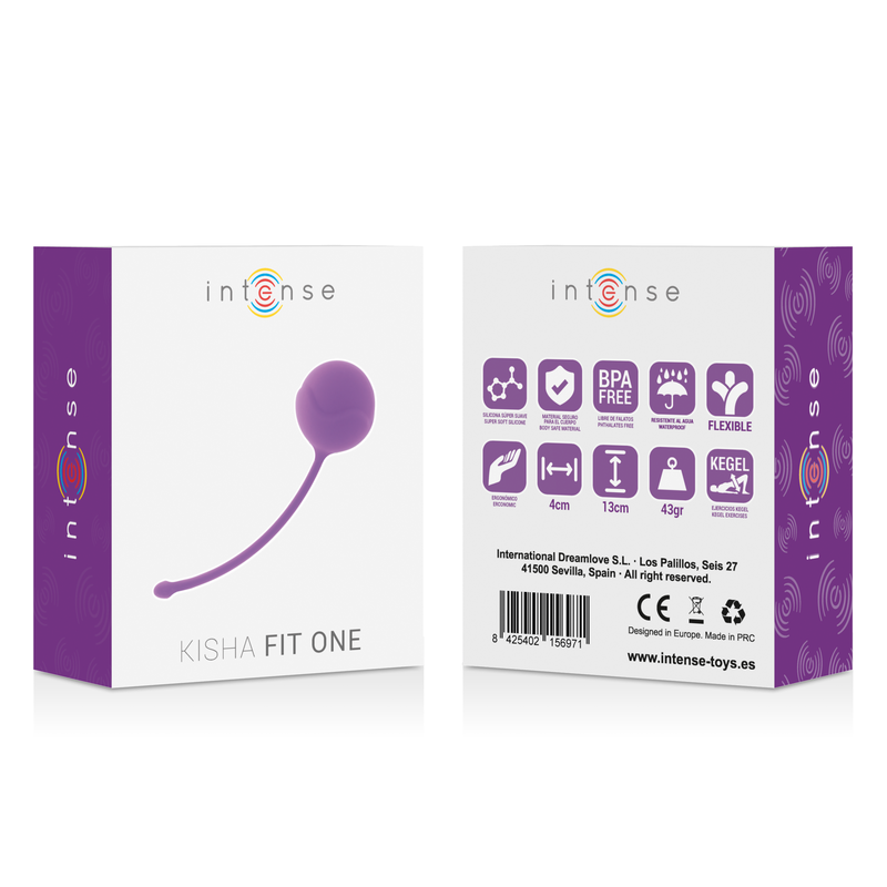 INTENSE - KISHA FIT ONE SILICONE KEGEL LILÁS - Sex Shop Sexy