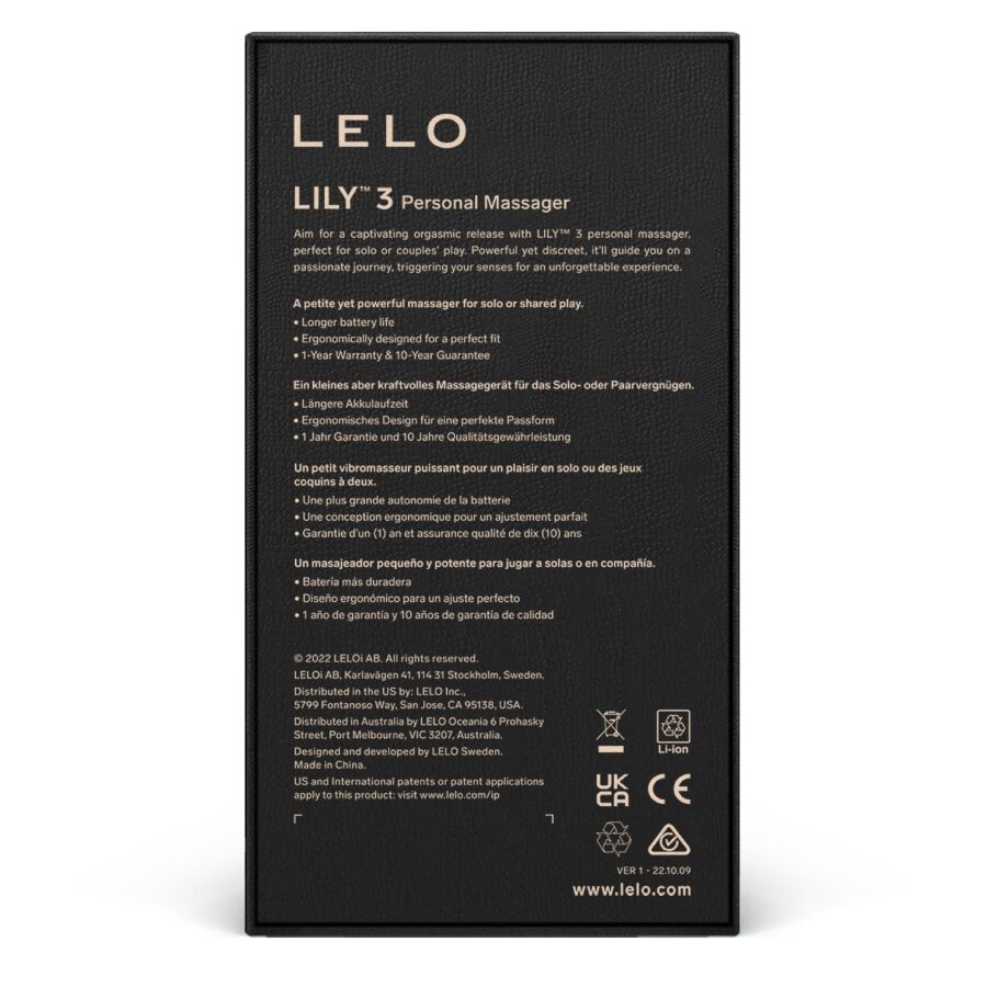 LELO - LILY 3 MASAJEADOR PESSOAL - VERDE ÁGUA