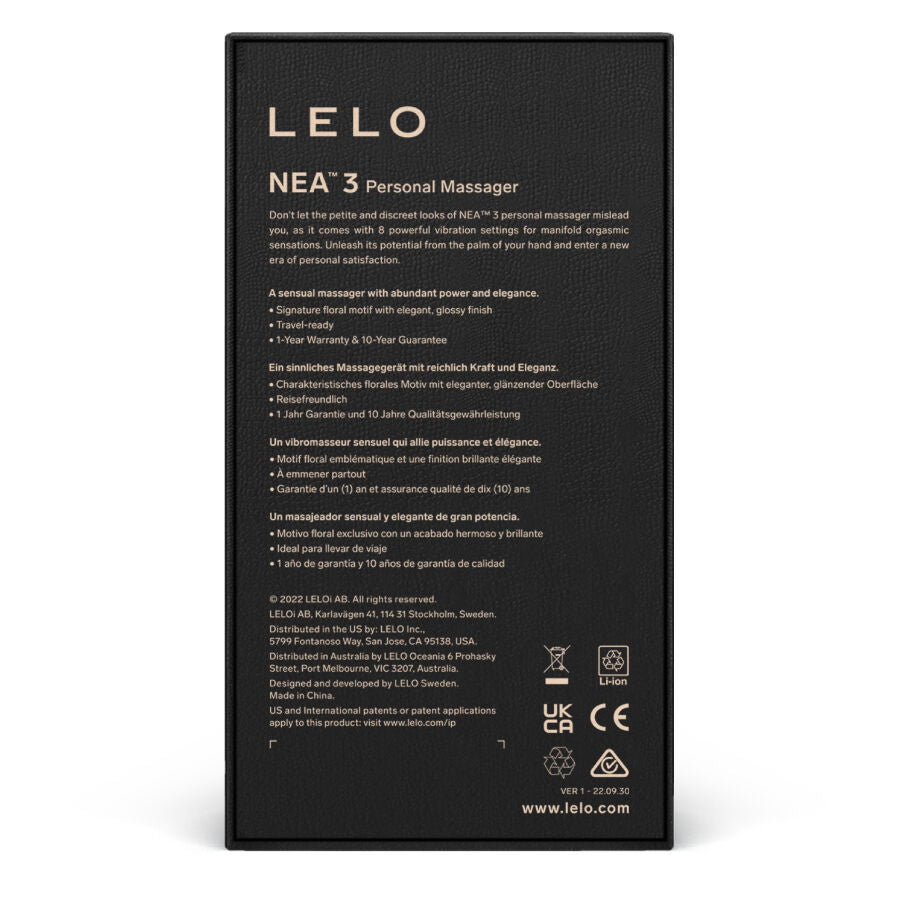 LELO - NEA 3 MASAJEADOR PESSOAL - AZUL