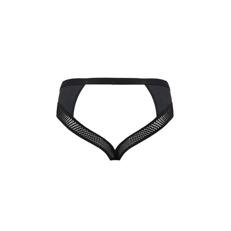 Pasión - 030 Slip Aberto Tom Negro L/XL