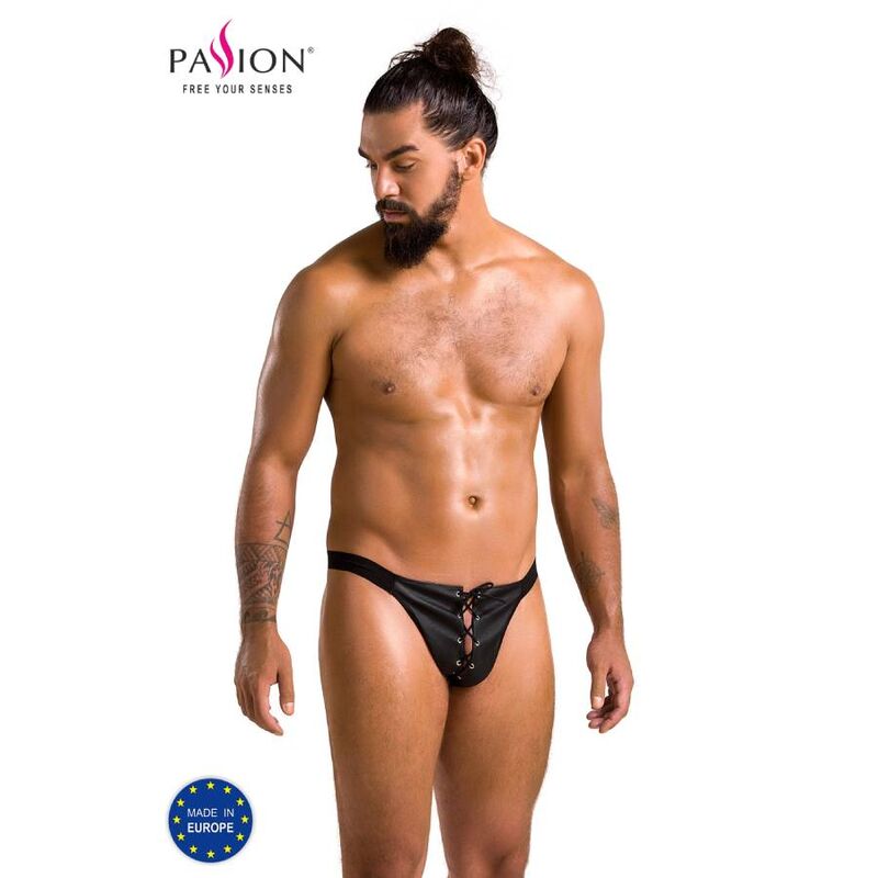 Pasión 044 Slip Open Ben Preto L XL