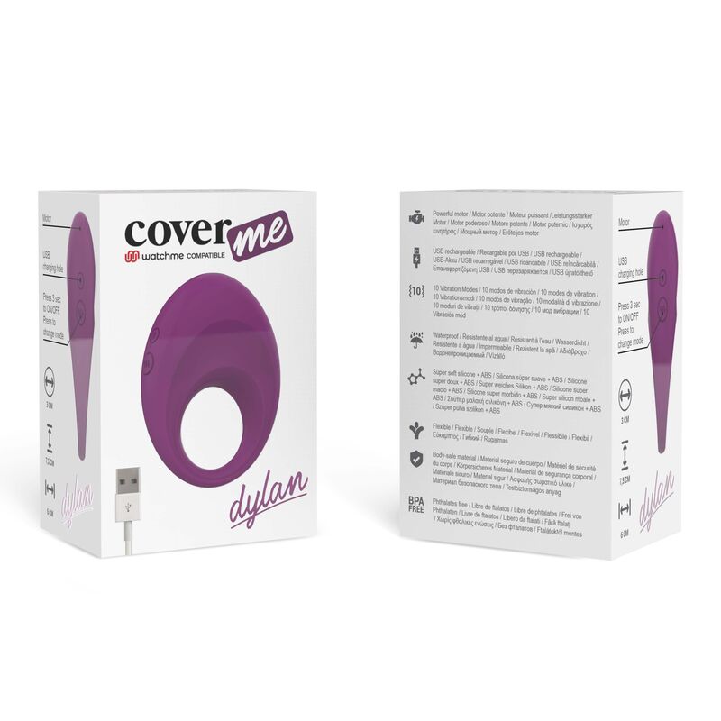 COVERME - ANILLO RECARGABLE DYLAN COMPATIBLE CON LA TECNOLOGÍA WATCHME WIRELESS